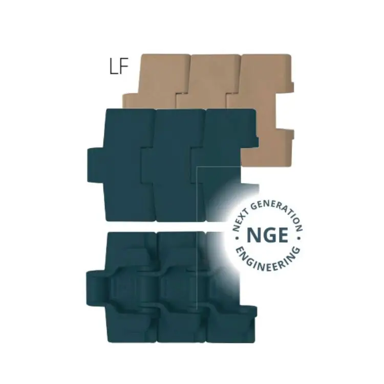 B00005 879 Tab Series - Side Flexing - Flat Top - Tab