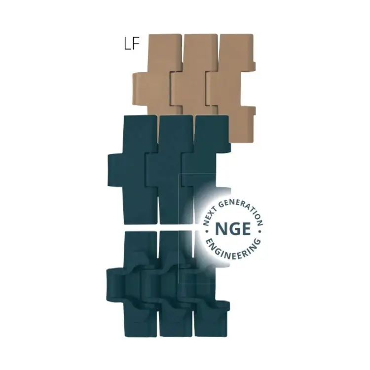 B00007 882 Tab Series Side Flexing - Heavy Duty - Flat Top - Tab