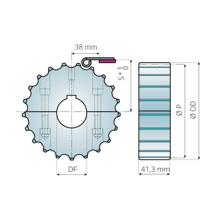 815 Guide Rings C00001 812-815-881M-881MO Series Split Machined – Drive & Idler ...