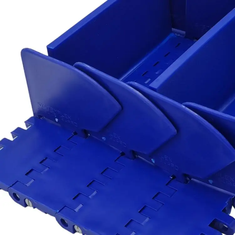 E00012-A-D-SG-5080 STRAIGHT RUNNING SERIES-FLAT TOP WITH FLIGHTS_CLEATS (D) & SIDE GUARDS (SG)-ATW = (ASSEMBLED TO WIDTH)